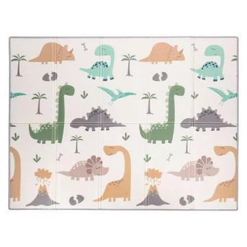 FreeOn összehajtható játszószőnyeg szegéllyel 200x150 cm - Magic Dino