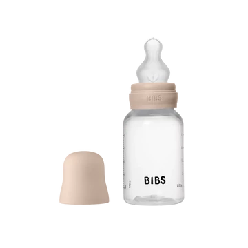 BIBS cumisüveg szilikon cumifejjel - Púderrózsaszín 150 ml