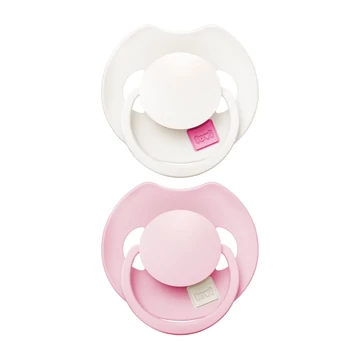 LOVI Dinamikus szilikon cumi PRIME Tutti Frutti 0-6 hó Rose/Rose Cream (2 db)