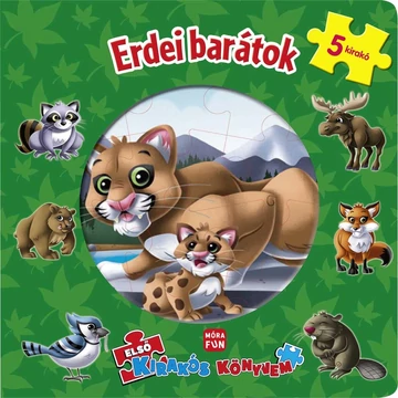 Erdei barátok - Első kirakós könyvem (5 puzzle mesével)