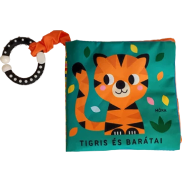 Tigris és barátai - Zörgő textilkönyv rágókával