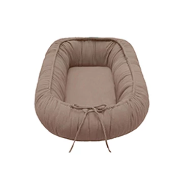 Scamp muszlin babafészek - Light Brown