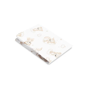 Sensillo gumis pamut lepedő 60x120 cm - macis mintával