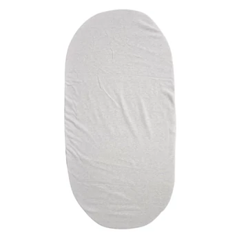 Gumis pamut lepedő mózeskosárhoz 38x80 cm - fehér