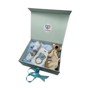 "Puha Ölelés" Prémium Welcome Baby Box - Kisfiú