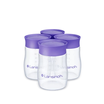 Lansinoh anyatejtároló palack fedéllel - 160ml (4db)