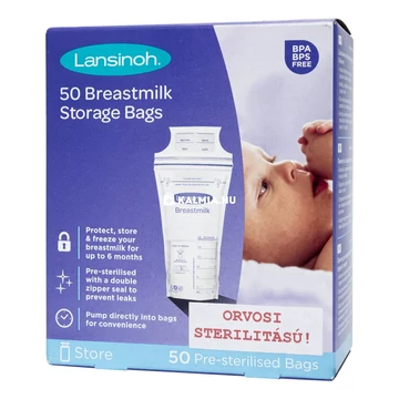 Lansinoh anyatejtároló zacskó - 50 db