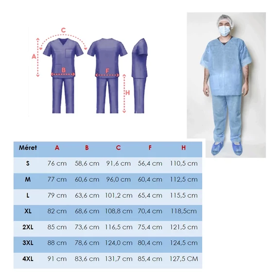 Apás szülés szett S - XXXXL méretig