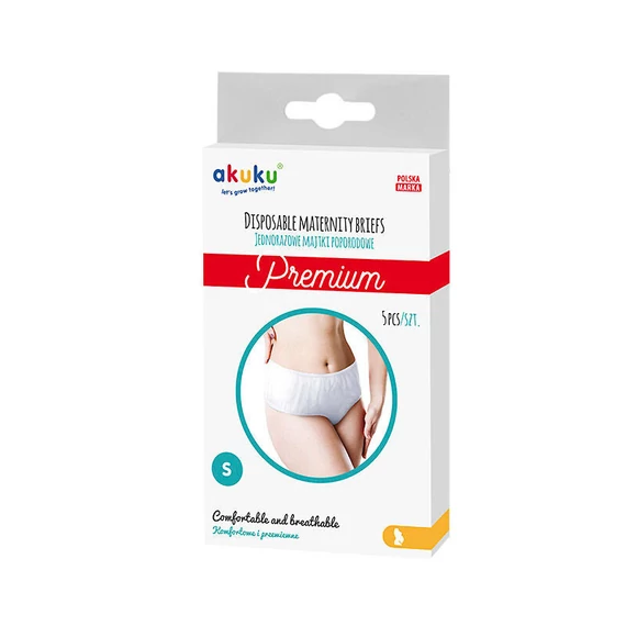 AKUKU 5 db eldobható szülés utáni bugyi (S-XL méret)