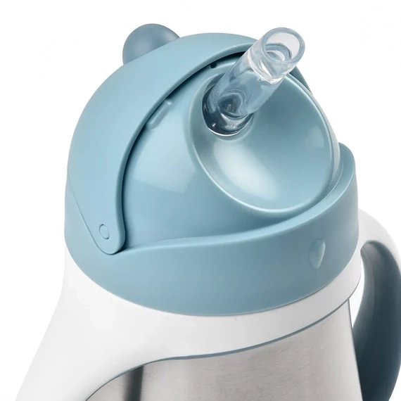 Béaba 250 ml-es szívószálas ivópohár - rozsdamentes acél (több színben)