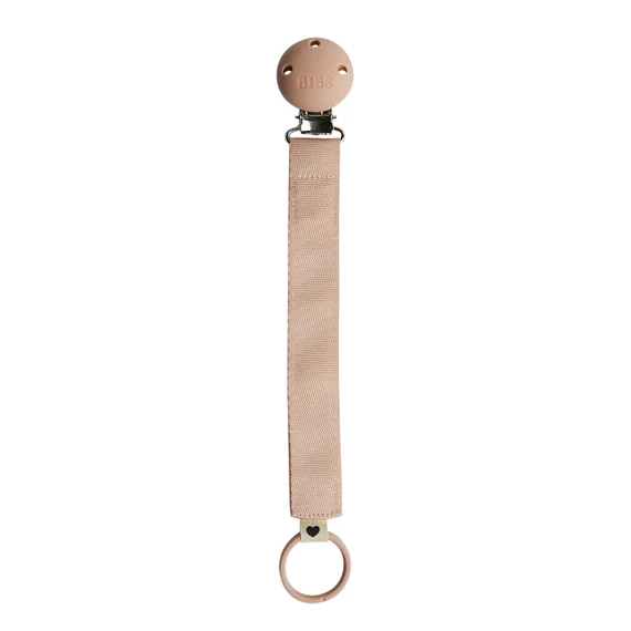 BIBS szalag cumilánc - Púderrózsaszín
