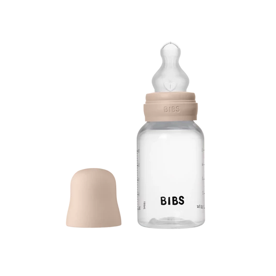 BIBS cumisüveg szilikon cumifejjel - Púderrózsaszín 150 ml