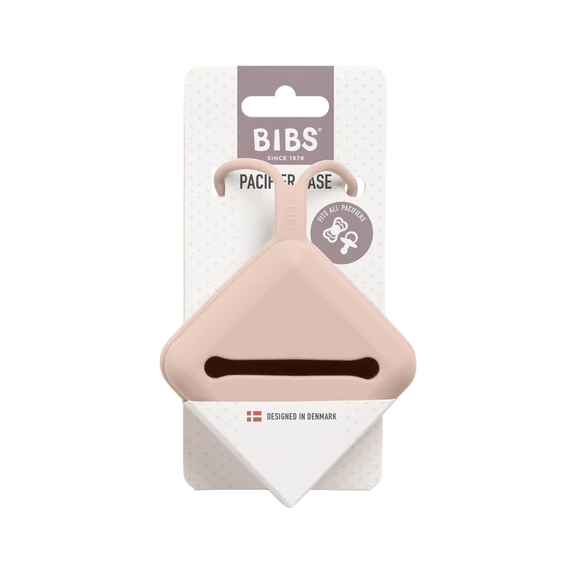 BIBS szilikon cumitartó - Púderrózsaszín