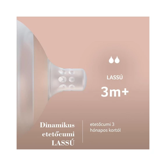LOVI Dinamikus etetőcumi Mammafeel 3hó+ LASSÚ 1 db​