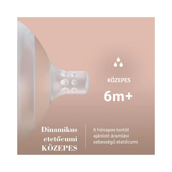 LOVI Dinamikus etetőcumi Mammafeel 6hó+ MEDIUM 1 db​