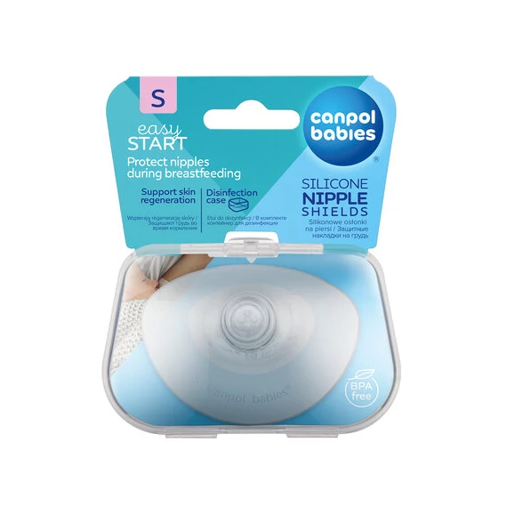 Canpol babies EasyStart szilikon bimbóvédő S méret - 2 db