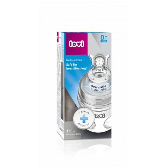 LOVI Medical+ cumisüveg 0+ hó - 150 ml