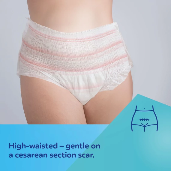 Canpol babies 2 az 1-ben szülés utáni pelenka S/M méret - 5 db 