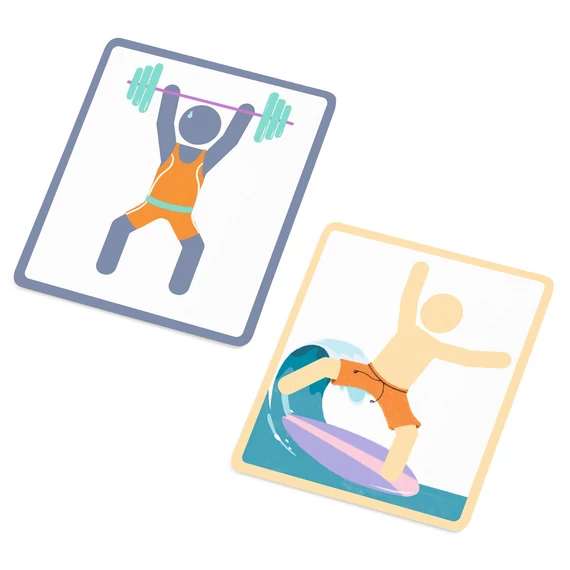 Djeco Eduludo Fejlesztő játék - Mozdulatok - Bodymove