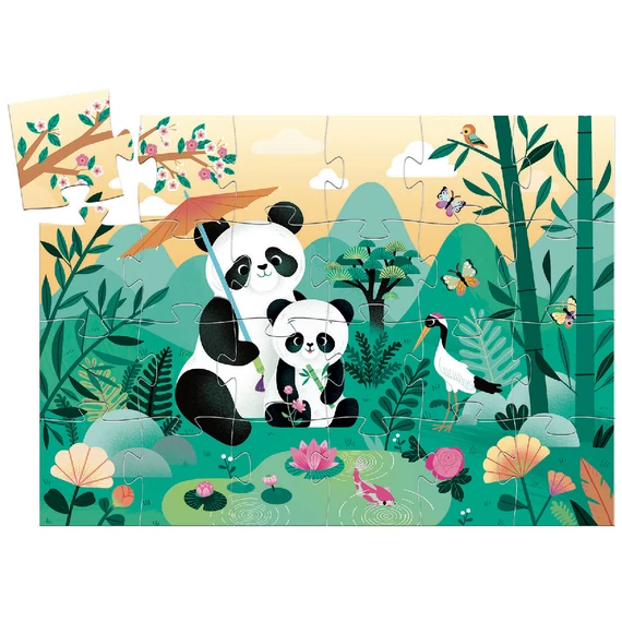 Djeco Formadobozos puzzle - Pici Panda Cuki (24 db-os)