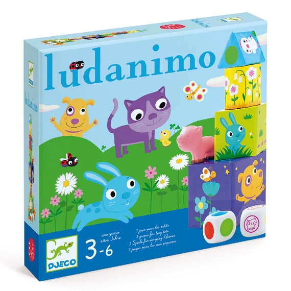 Djeco Ludanimo - Okoska társasjáték (3in1)