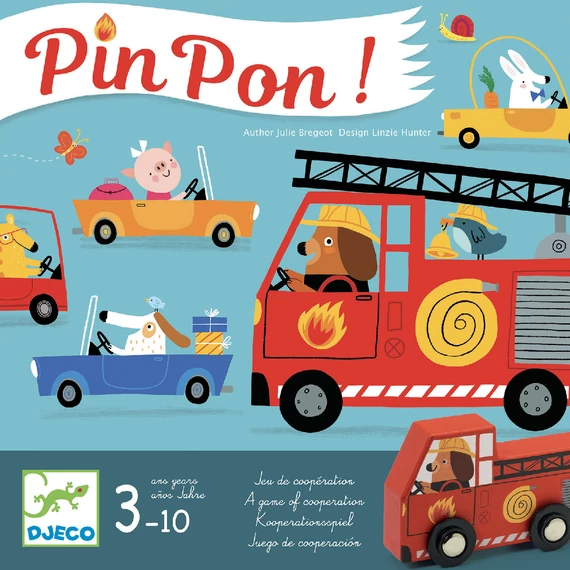 Djeco PinPon! - Tűzoltás társasjáték 