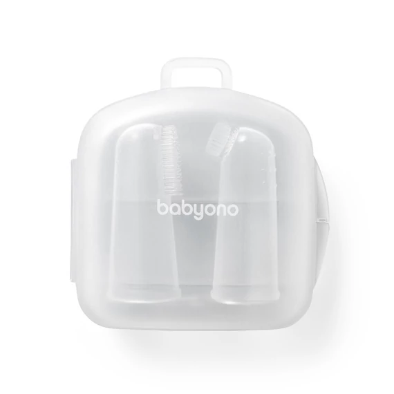 BabyOno 2 db-os fogkefe és ínymasszírozó szett babáknak