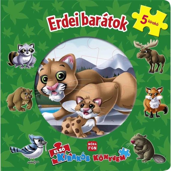 Erdei barátok - Első kirakós könyvem (5 puzzle mesével)