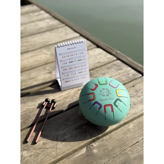 Moulin Roty - Dzsungel - Nyelves dob, handpan - kicsi (15 cm)