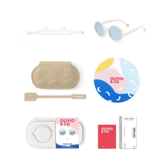 Olivio&Co polarizált napszemüveg 18-36 hó - Shark White