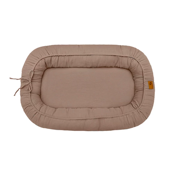 Scamp muszlin babafészek - Light Brown