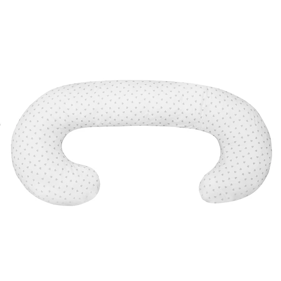 Scamp C alakú testpárna - Little Heart White Gray