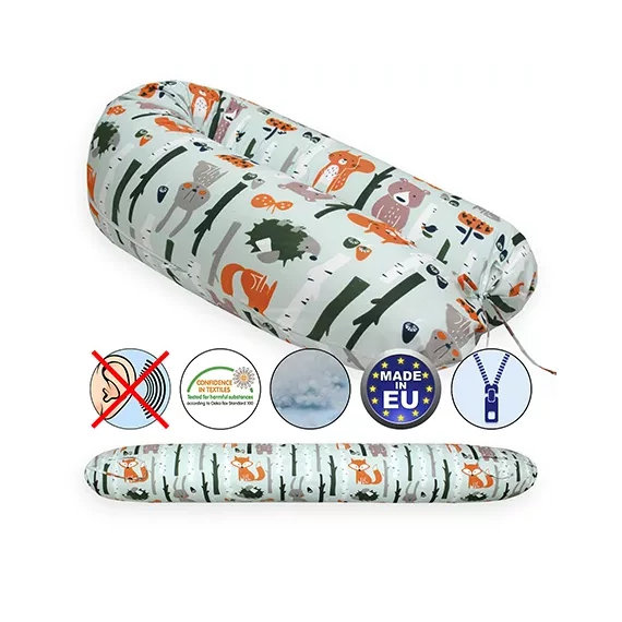 Scamp formázható univerzális szoptatós párna - Forest Animals Green