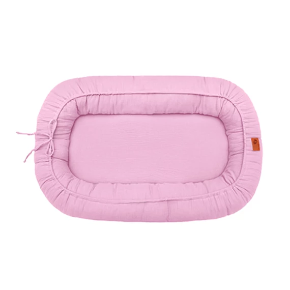 Scamp muszlin babafészek - Rose Blush