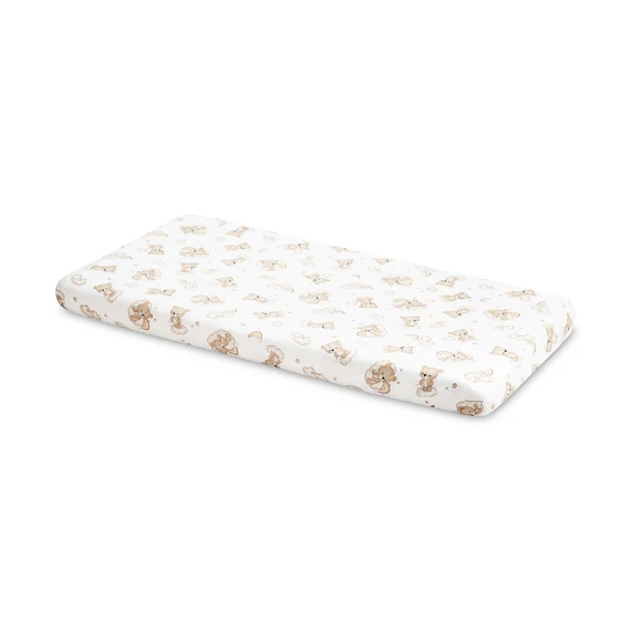 Sensillo gumis pamut lepedő 60x120 cm - macis mintával