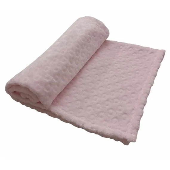 Wellsoft babatakaró 70×90 cm - Rózsaszín