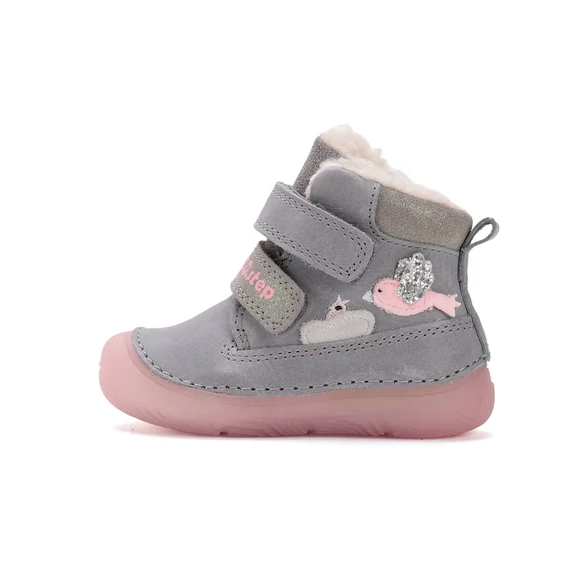 D.D.Step kislány bélelt bokacipő 26-31 méretben (W082-52314B)
