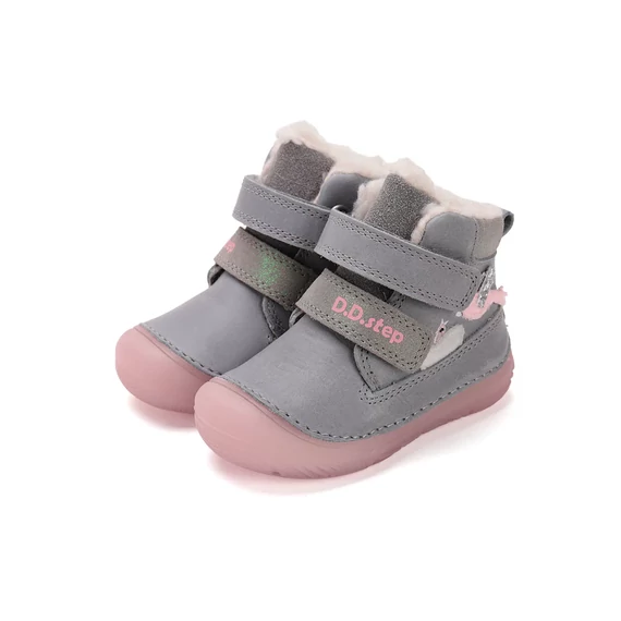 D.D.Step kislány bélelt bokacipő 26-31 méretben (W082-52314B)