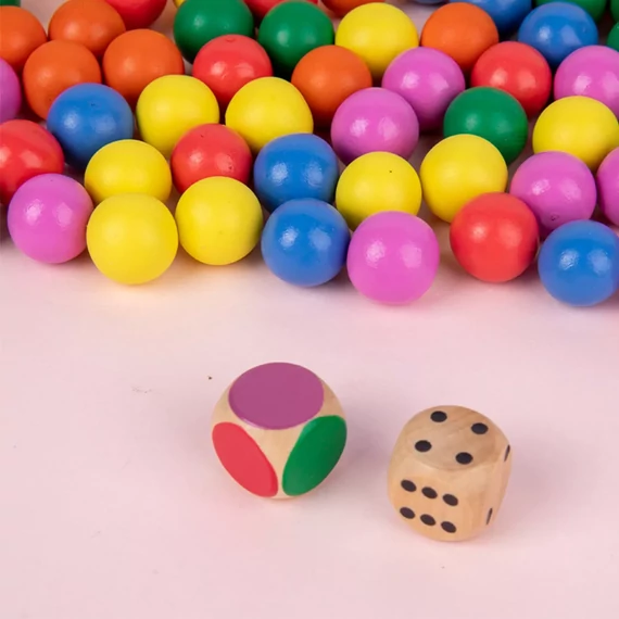Színek, számok Montessori fejlesztő játék