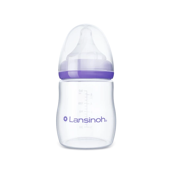 Lansinoh 2 fázisú kompakt elektromos mellszívó + 160ml cumisüveg szettben