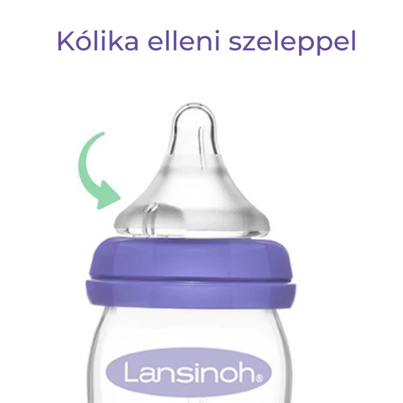 Lansinoh közepes folyású etetőcumi - 2db