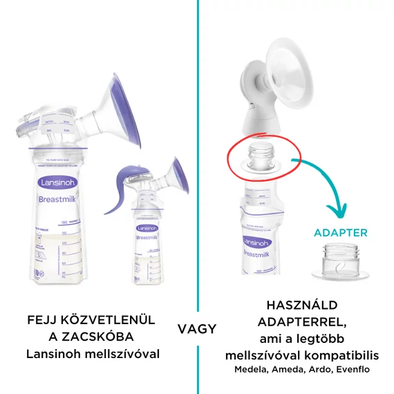 Lansinoh anyatejtároló zacskó - 50 db