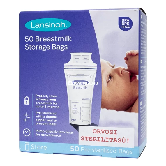 Lansinoh anyatejtároló zacskó - 50 db
