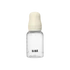 BIBS cumisüveg natúr kaucsuk cumifejjel - Krémfehér 150 ml
