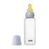 BIBS cumisüveg natúr kaucsuk cumifejjel - Pasztellkék 270 ml