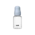 BIBS cumisüveg natúr kaucsuk cumifejjel - Pasztellkék 150 ml