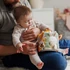 BabyOno puha szenzoros fejlesztőkocka - nyuszis